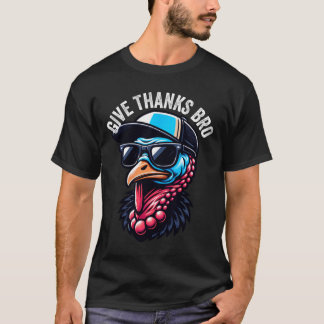 T-shirt Merci Bro Turquie Garçons Enfants Merci Thanksgi