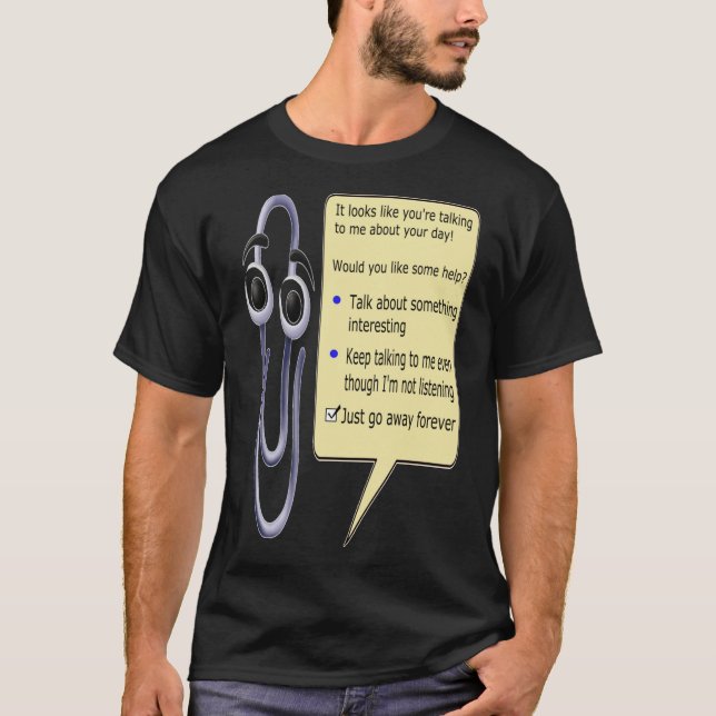 T-shirt Merci Clippy !   (Devant)