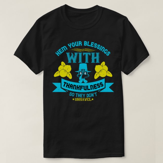 T-shirt Merci De Leur Donner Vos Bénédictions Avec Grâté (Design devant)