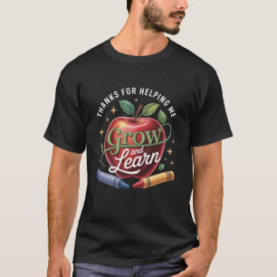 T-shirt Merci De M'Aider À Grandir Apprendre, Appréciation