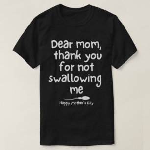 T-shirt Merci de ne pas m'avoir avalé 