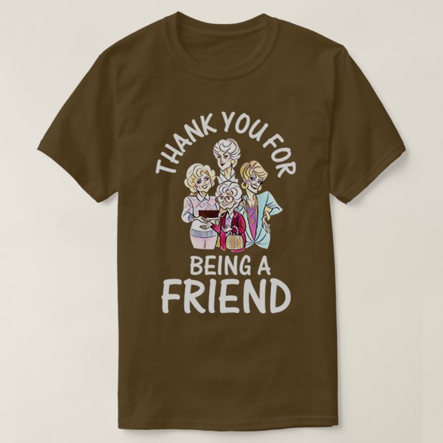 T-shirt Merci d'être un ami (Design devant)