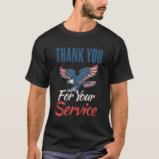 T-shirt Merci Du 4 Juillet Pour Votre Service Vétérinaire