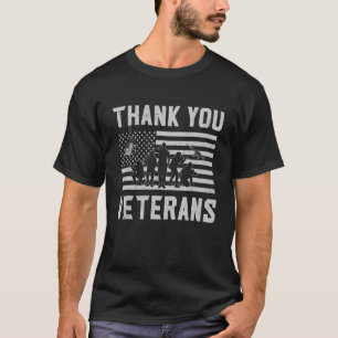 T-shirt Merci Du Drapeau Américain Patriotique Pour Hommes