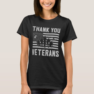 T-shirt Merci Du Drapeau Américain Patriotique Pour Hommes
