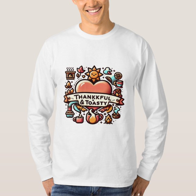 T-shirt Merci et Toasty (Devant)