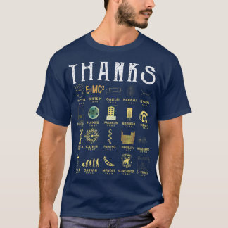 T-shirt Merci fille Scientifiques