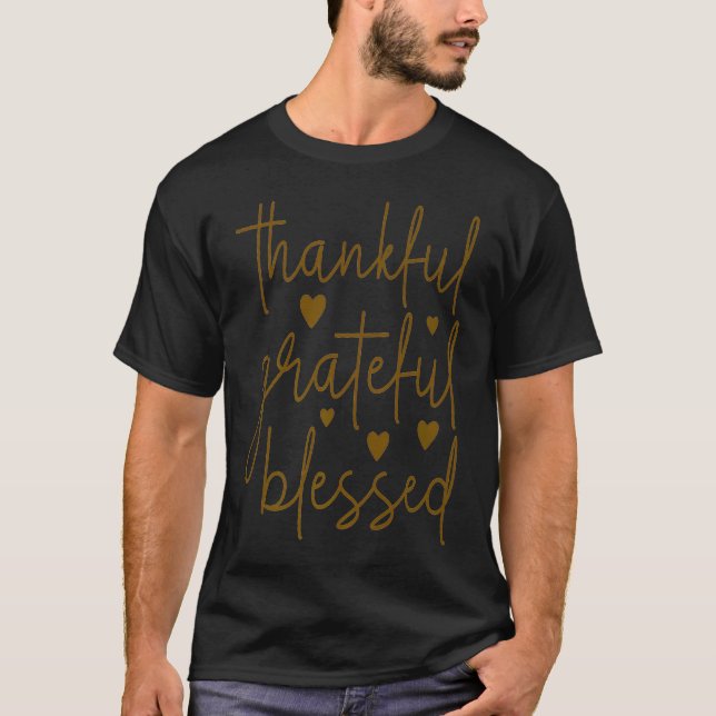 T-shirt Merci gracieux et béni (Devant)