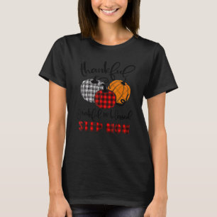 T-shirt Merci Grateful Blessé Pas Maman Buffalo Plaid