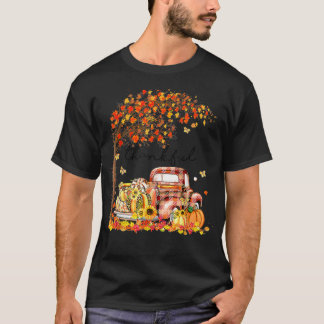 T-shirt Merci Grateful Camion Citrouille Sa Chute Y
