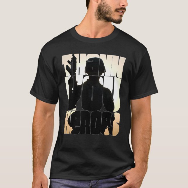 T-shirt Merci Héros 35 (Devant)