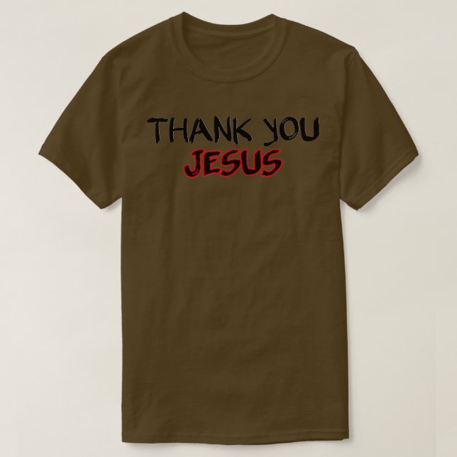 T-shirt Merci Jésus 4 (Design devant)