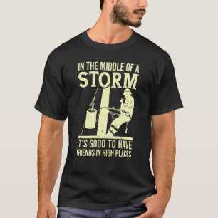 T-shirt Merci Lineman Devis Électrique Lineman Electrici