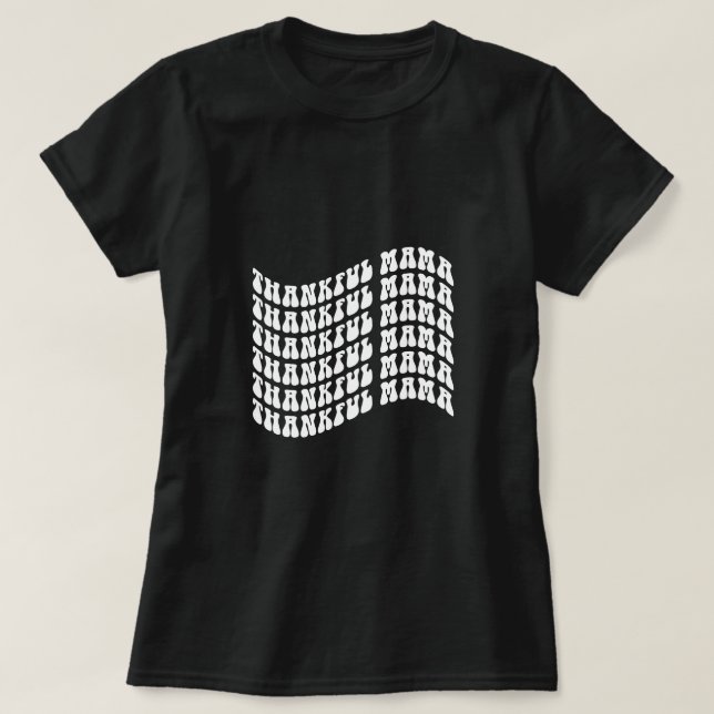 T-shirt Merci Mama Typographie (Design devant)