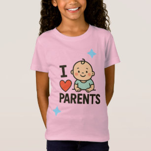 T-Shirt Merci, maman et papa - Journée mondiale des parent
