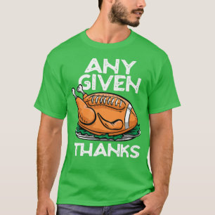 T-shirt Merci merci American football thanksgiving tu