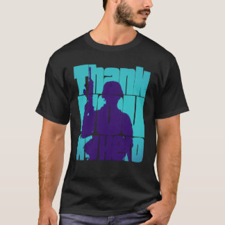 T-shirt Merci Mon héros Ancien combattant militaire 11