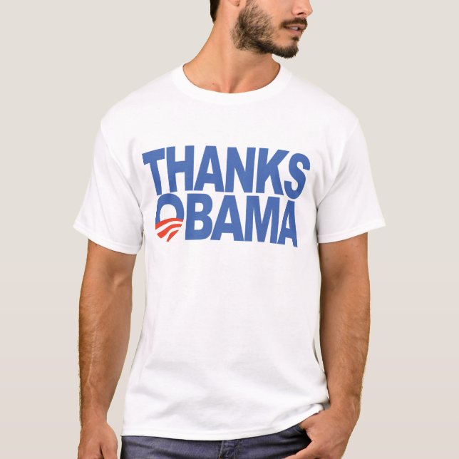 T-shirt Merci Obama (Devant)