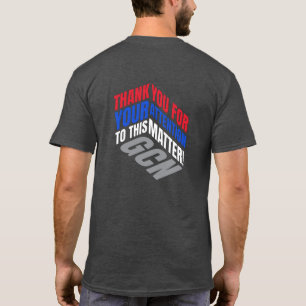 T-shirt Merci Parodique 'GCN' Pour Votre Attention Graphiq