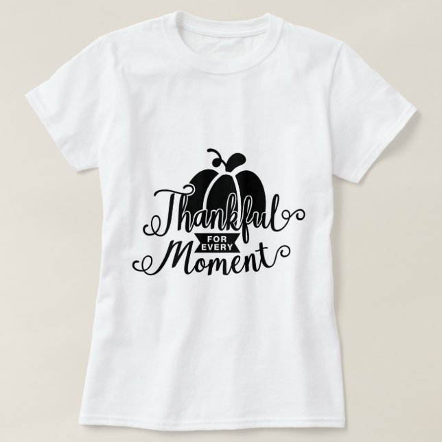 T-shirt Merci Pour Chaque Moment (Design devant)