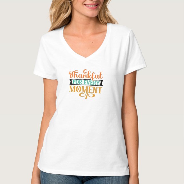 T-shirt Merci Pour Chaque Moment (Devant)