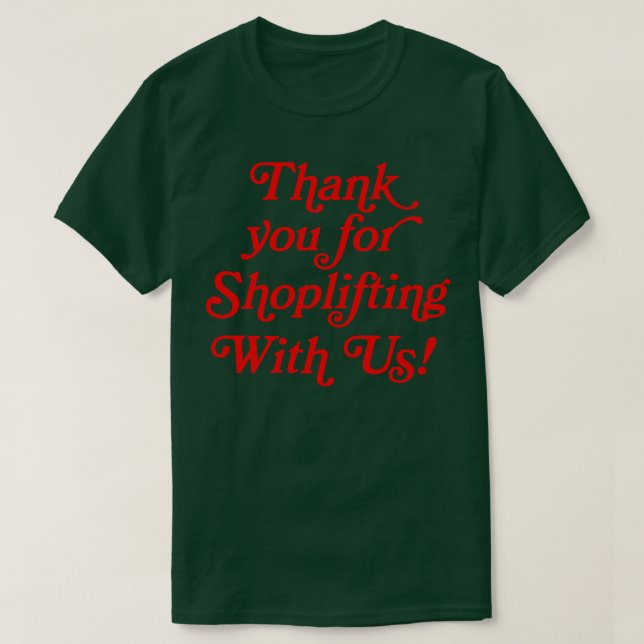 T-shirt Merci Pour L'Achat Avec Nous (Design devant)
