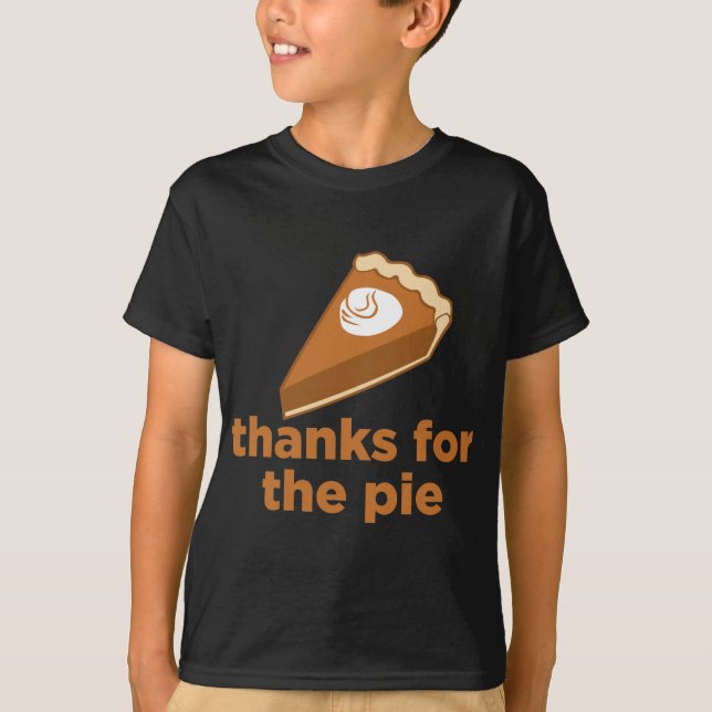 T-shirt Merci pour le tarte (Devant)