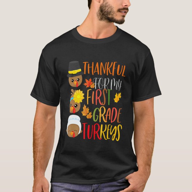 T-shirt Merci Pour Mes Déchets De 1Ere Année Thanksgiving  (Devant)