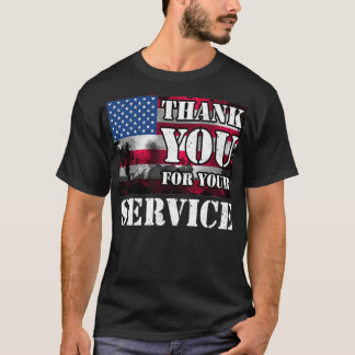 T-shirt Merci pour votre service