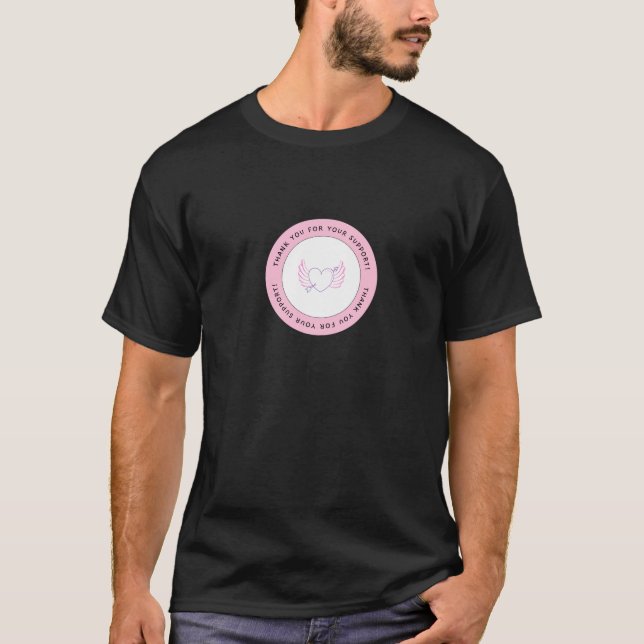 T-shirt Merci pour votre soutien  (Devant)