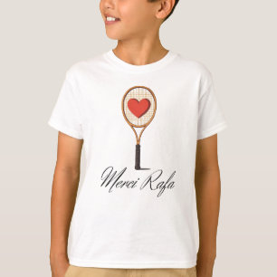 T-shirt Merci Rafa - Hommage Vintage au tennis