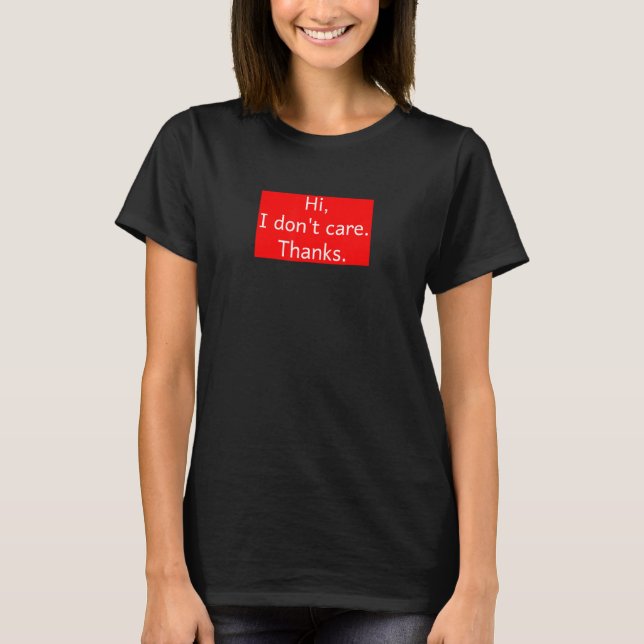 T-shirt Merci Sarcastic Hilarious Best Funn (Devant)