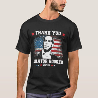 T-shirt Merci Sénateur Cory Booker 25 heures