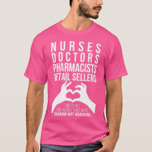 T-shirt Merci tant vous véritables héros Infirmiers médeci