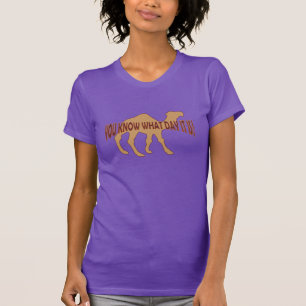 T-shirt Mercredi camel