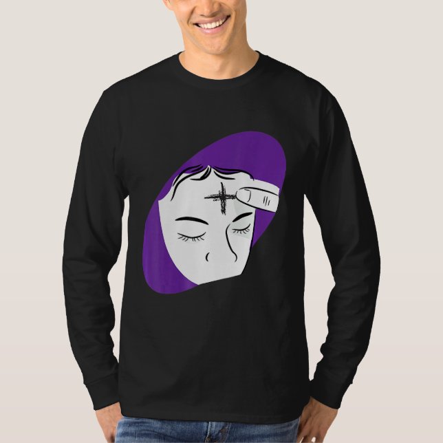 T-shirt Mercredi des cendres Chrétienté Cool Jour du jeûne (Devant)