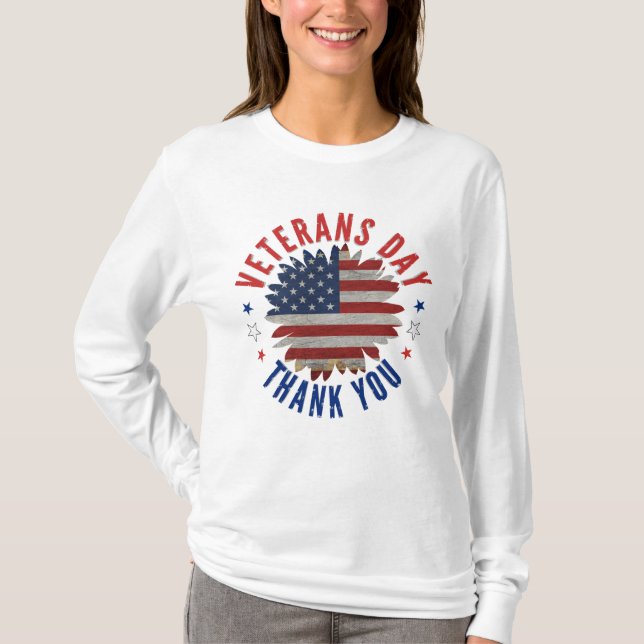 T-Shirt MERCREDI DES VÉTÉRANS MERCI (Devant)