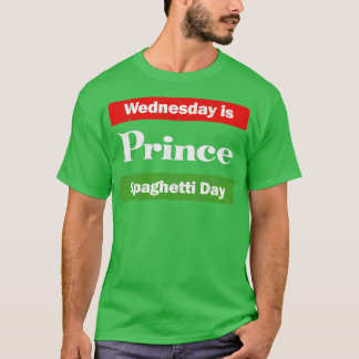 T-shirt Mercredi est le jour du Prince Spaghetti