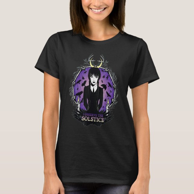 T-shirt Mercredi j'observe le solstice (Devant)