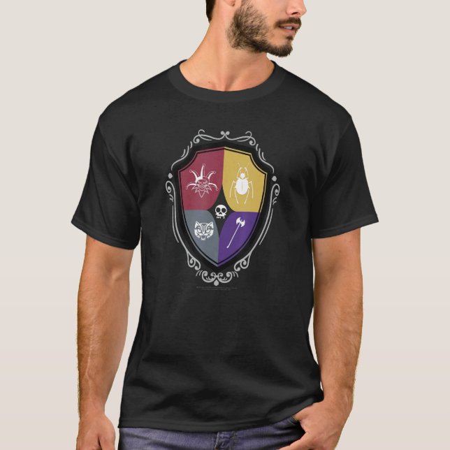T-shirt Mercredi Quad Crest Shield (Devant)
