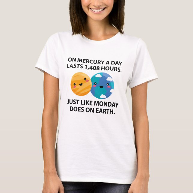 T-shirt Mercure Lundi (Devant)