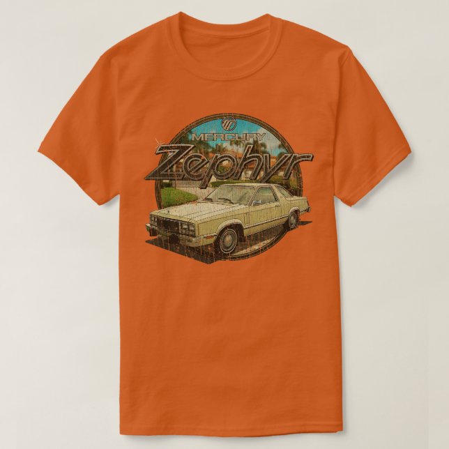 T-shirt Mercure Zephyr Z7 1978 (Design devant)