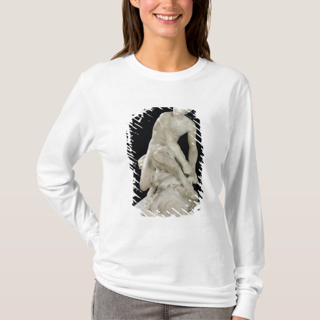 T-shirt Mercury attachant ses sandales à ailes, 1744 (Devant)