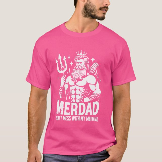 T-shirt Merdad Dont Mess Avec Ma Sirène (Devant)