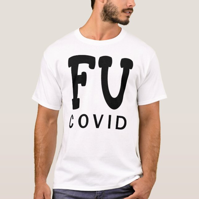 T-shirt Merde COVID (Devant)