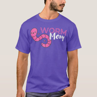 T-shirt Mère agricultrice de vers féminins Vermiculture Ve