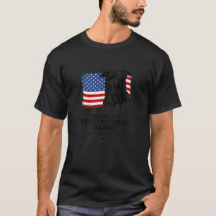 T-shirt Mère American Staffordshire Terrier Américain Drap