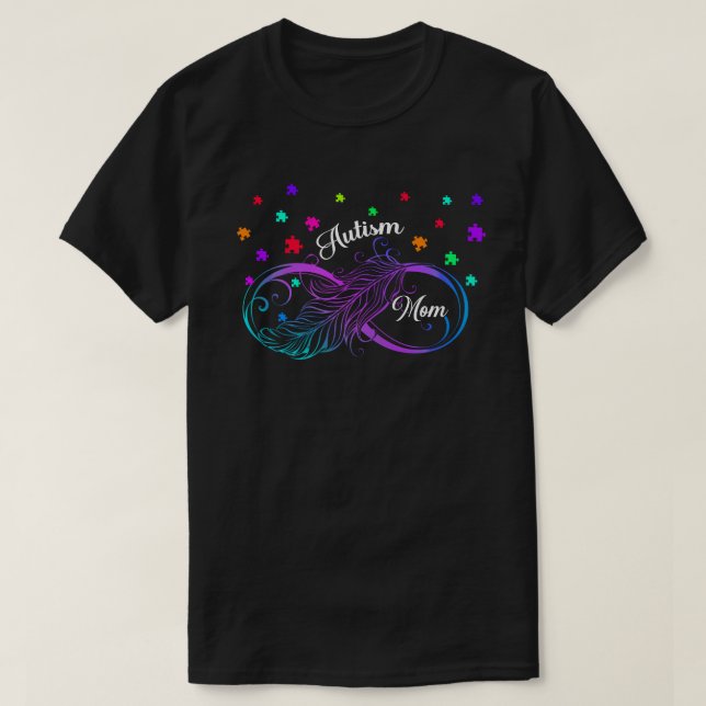 T-shirt mère autiste (Design devant)