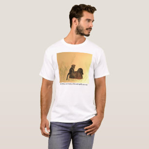 T-shirt Mère Baby Baboons - Singes de la faune Primates