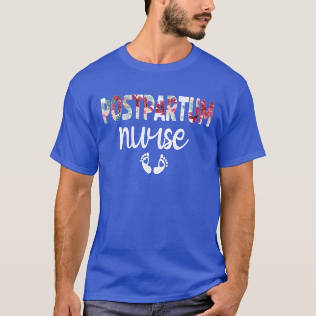 T-shirt Mère Bébé Infirmière Appréciation Postpartum Infir (Devant)